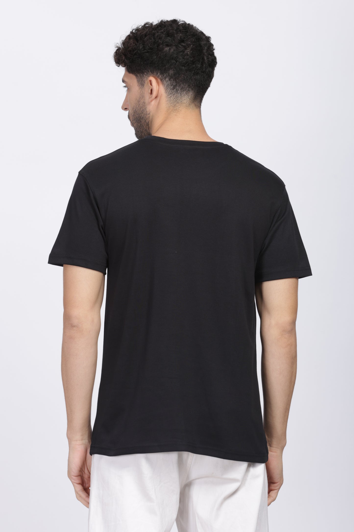 Xile Wear Black Classic Fit T-Shirt 100% Cotton