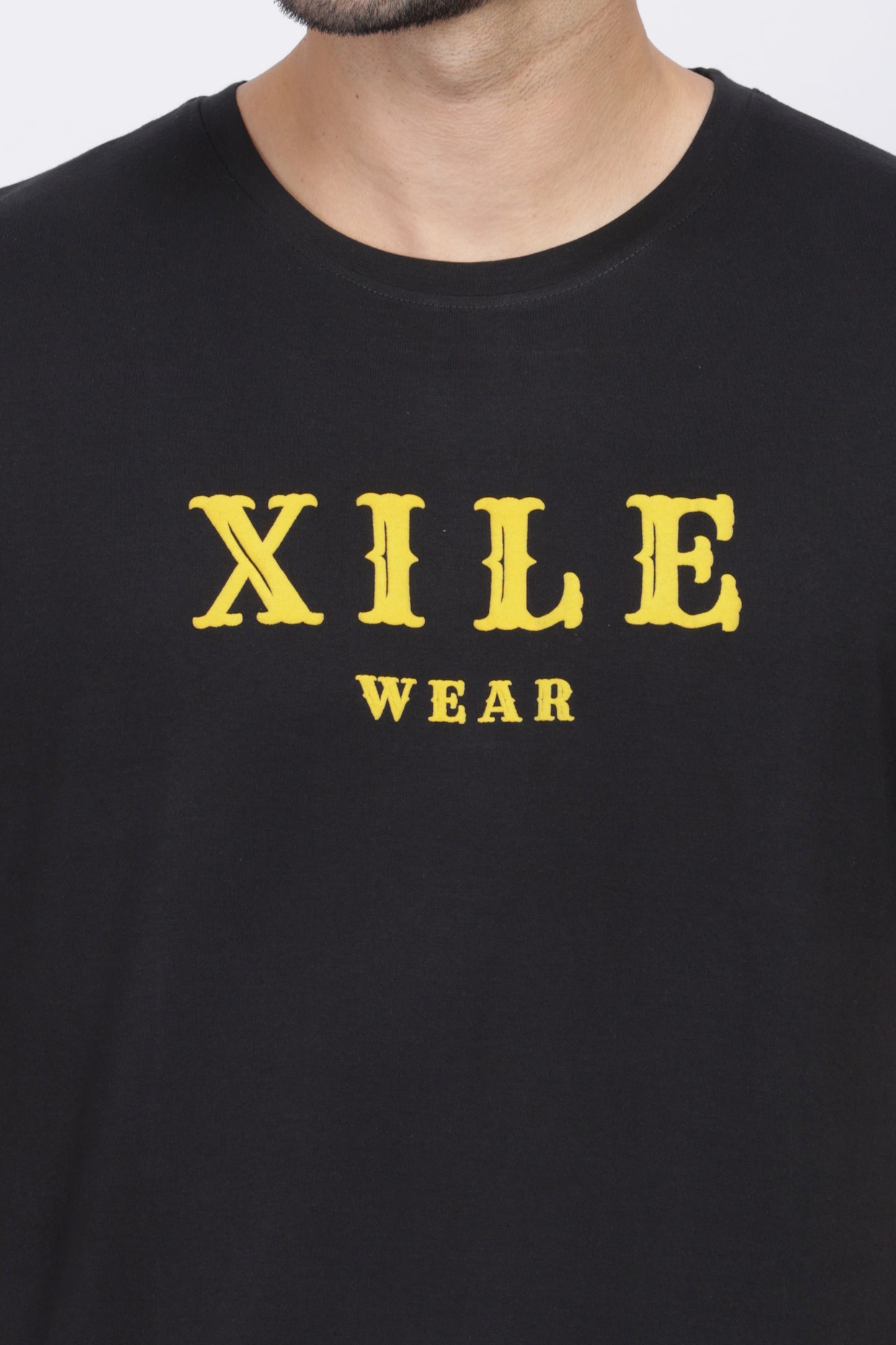 Xile Wear Black Classic Fit T-Shirt 100% Cotton